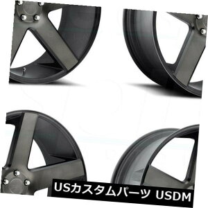 �C�O�A���z�C�[�� 22x9.5 DUB Baller S116 5x115 13�u���b�N�}�V���h�z�C�[�������Z�b�g�i4�j 22x9.5 DUB Baller S116 5x115 13 Black Machined Wheels Rims Set(4) �y���s�A���i�z