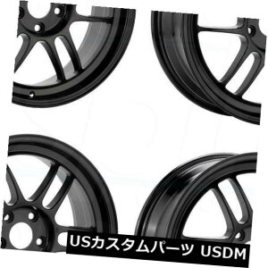 COAzC[ 18x8.5 Enkei RPF1 5x114.3 30ubNyCgzC[Zbgi4j 18x8.5 Enkei RPF1 5x114.3 30 Black Paint Wheels Rims Set(4)