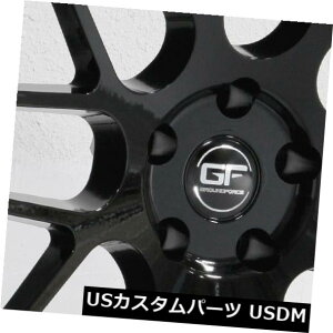 �C�O�A���z�C�[�� 19x10.5 MRR GF7 5x120 15�u���b�N�z�C�[�������Z�b�g�i4�j 19x10.5 MRR GF7 5x120 15 Black Wheels Rims Set(4) �y���s�A���i�z