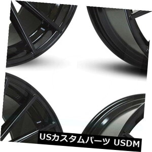 COAzC[ 22x9[htH[XRF15 5x112 30ubNzC[Zbgi4j 22x9 Road Force RF15 5x112 30 Black Wheels Rims Set(4)