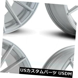 �C�O�A���z�C�[�� 22x9 / 22x10.5���[�h�t�H�[�XRF15 5x114.3 20/20�V���o�[���[�_�[�t�F���Q���Z�b�g�i4�j 22x9/22x10.5 Road Force RF15 5x114.3 20/20 Silber R?der Felgen Set (4) �y���s�A���i�z