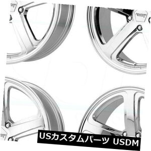 �C�O�A���z�C�[�� 20x9 American Racing AR922�z�b�g���b�v5x115 25�N�����z�C�[�������Z�b�g�i4�j 20x9 American Racing AR922 Hot Lap 5x115 25 Chrome Wheels Rims Set(4)