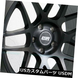 �C�O�A���z�C�[�� 19x10.5 ESR RF01 RF1 5x120 30�}�b�g�u���b�N�z�C�[�������Z�b�g�i4�j 19x10.5 ESR RF01 RF1 5x120 30 Matte Black Wheels Rims Set(4) �y���s�A���i�z