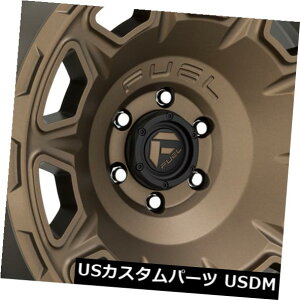 �C�O�A���z�C�[�� 20x10 ET-18 Fuel D687 Vengeance 6x139.7 / 2019�u�����Y�z�C�[���i4�Z�b�g�j 20x10 ET-18 Fuel D687 Vengeance 6x139.7/2019 Bronze Wheels (Set of 4)