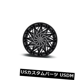 海外輸入ホイール 26x9 ET25ダブS231 Dazr 5x114.3 / 5x120ブラックミルドリム（4個セット） 26x9 ET25 Dub S231 Dazr 5x114.3/5x120 Black Milled Rims (Set of 4)