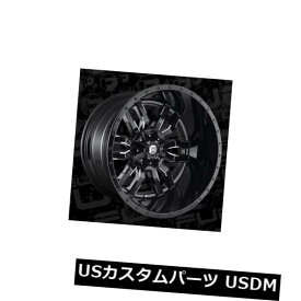 海外輸入ホイール 24x12 ET-44 Fuel D595 Sledge 8x165.1 Black Milled Wheels（4個セット） 24x12 ET-44 Fuel D595 Sledge 8x165.1 Black Milled Wheels (Set of 4)