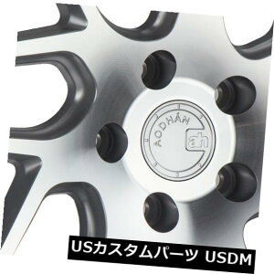 COAzC[ 18x8F / 18x9R | +3 5F / 30R Aodhan LS008 5x112Vo[Hi4Zbgj 18x8F/18x9R|+35F/30R Aodhan LS008 5x112 Silver Machined Rims (Set of 4)