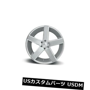 �C�O�A���z�C�[�� 24x10 ET11�_�uS218�o���[5x127�N�уV���o�[�z�C�[���i4�Z�b�g�j 24x10 ET11 Dub S218 Baller 5x127 Brushed Silver Wheels (Set of 4)