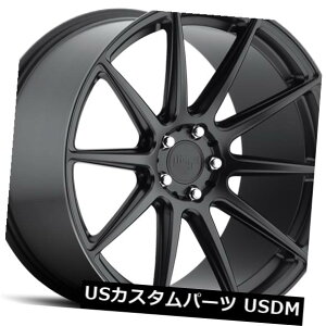 COAzC[ 19x8.5 ET35jb`M147GbZ5x120}bgubNzC[i4Zbgj 19x8.5 ET35 Niche M147 Essen 5x120 Matte Black Wheels (Set of 4)