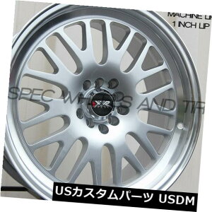 �C�O�A���z�C�[�� 18X8.5F / 18X9.5 R +20/20 XXR 531 5x100 / 5x114.3�n�C�p�[�V���o�[�z�C�[���i4�Z�b�g�j 18X8.5F/18X9.5R +20/20 XXR 531 5x100/5x114.3 Hyper Silver Wheels (Set of 4) �y���s�A���i�z
