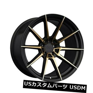 COAzC[ 18x9.5F/18x10.5R +20/20 XXR 567 5x100/114.3 Bronze  Black Wheels (Set of 4)