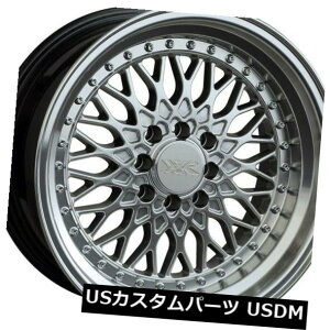 �C�O�A���z�C�[�� 15X8 +0 XXR 536 4x100 / 114.3�n�C�p�[�V���o�[�z�C�[���i4�Z�b�g�j 15X8 +0 XXR 536 4x100/114.3 Hyper Silver Wheels (Set of 4) �y���s�A���i�z