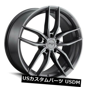 �C�O�A���z�C�[�� 20x9 ET25 Niche M204 Vosso 5x112�����Y�����i4�Z�b�g�j 20x9 ET25 Niche M204 Vosso 5x112 Anthracite Rims (Set of 4) �y���s�A���i�z