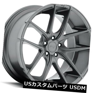 COAzC[ 19x9.5 ET35jb`M129^K5x114.3}bgYi4Zbgj 19x9.5 ET35 Niche M129 Targa 5x114.3 Matte Anthracite Rims (Set of 4)