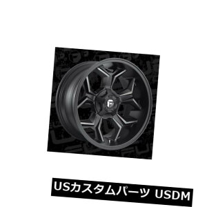 �C�O�A���z�C�[�� 20x10 ET-18�R��D605�A�x���W���[6x135 / 6x139.7�u���b�N/�@�B���HDDT�����i4�Z�b�g�j 20x10 ET-18 Fuel D605 Avenger 6x135/6x139.7 Black/Machined DDT Rims (Set of 4) �y���s�A���i�z