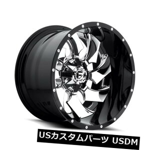�C�O�A���z�C�[�� 20x10 ET-19 Fuel D240 Cleaver 6x135 / 6x139.7 Chrome Wheels�i4�Z�b�g�j 20x10 ET-19 Fuel D240 Cleaver 6x135/6x139.7 Chrome Wheels (Set of 4) �y���s�A���i�z
