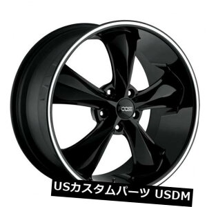 �C�O�A���z�C�[�� 20x10 ET0 Foose F104 Legend 5x127�u���b�N�~���h�z�C�[���i4�Z�b�g�j 20x10 ET0 Foose F104 Legend 5x127 Black Milled Wheels (Set of 4) �y���s�A���i�z