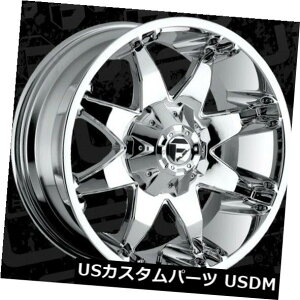 �C�O�A���z�C�[�� 20x9 ET1 Fuel D508 Octane 6x135 / 6x139.7 Chrome�z�C�[���i4�Z�b�g�j 20x9 ET1 Fuel D508 Octane 6x135/6x139.7 Chrome Wheels (Set of 4) �y���s�A���i�z