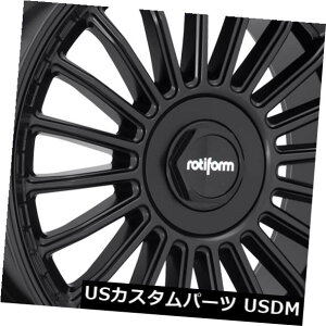 COAzC[ 19x8.5 ET35 Rotiform R161 Buc-M 5x114.3 / 5x120}bgubNzC[i4Zbgj 19x8.5 ET35 Rotiform R161 Buc-M 5x114.3/5x120 Matte Black Wheels (Set of 4)