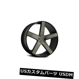 海外輸入ホイール 22x9.5 ET11ダブS116バラー5x127ブラックマシニングリム（4個セット） 22x9.5 ET11 Dub S116 Baller 5x127 Black Machined Rims (Set of 4)