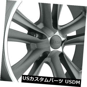 �C�O�A���z�C�[�� 18x9.5 ET1 Foose F099�i�b�N��5x120.7�}�b�g�����Y�����i4�Z�b�g�j 18x9.5 ET1 Foose F099 Knuckle 5x120.7 Matte Anthracite Rims (Set of 4) �y���s�A���i�z