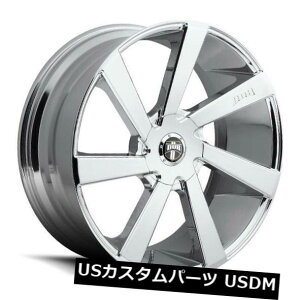 �C�O�A���z�C�[�� 20x8.5 ET30�_�uS132�f�B���N�^6x135 / 6x139.7�N���[�������i4�Z�b�g�j 20x8.5 ET30 Dub S132 Directa 6x135/6x139.7 Chrome Rims (Set of 4) �y���s�A���i�z