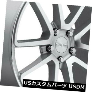 �C�O�A���z�C�[�� 19x8.5 ET35 Rotiform R120 Spf 5x100 Silver  Machined Rims (Set of 4) �y���s�A���i�z