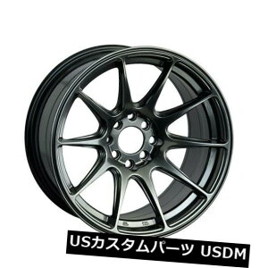 �C�O�A���z�C�[�� 16x8 +20 XXR 527 4x100 / 114.3�N�����u���b�N�����i4�Z�b�g�j 16x8 +20 XXR 527 4x100/114.3 Chromium Black Rims (Set of 4) �y���s�A���i�z