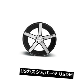 �C�O�A���z�C�[�� 20x8.5 ET35 Niche M124 Milan 5x120�u���b�N�u���b�V�������i4�Z�b�g�j 20x8.5 ET35 Niche M124 Milan 5x120 Black Brushed Rims (Set of 4) �y���s�A���i�z