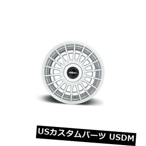 �C�O�A���z�C�[�� 18x8.5 ET35 Rotiform R143 Las-R 5x100 / 5x114.3�V���o�[�����i4�Z�b�g�j 18x8.5 ET35 Rotiform R143 Las-R 5x100/5x114.3 Silver Rims (Set of 4) �y���s�A���i�z