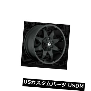 �C�O�A���z�C�[�� 20x12 ET-44�R��D509�I�N�^��5x139.7 / 5x150�}�b�g�u���b�N�����i4�Z�b�g�j 20x12 ET-44 Fuel D509 Octane 5x139.7/5x150 Matte Black Rims (Set of 4) �y���s�A���i�z