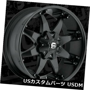 �C�O�A���z�C�[�� 22x14 ET-76 Fuel D509 Octane 8x170 Matte Black Wheels�i4�Z�b�g�j 22x14 ET-76 Fuel D509 Octane 8x170 Matte Black Wheels (Set of 4) �y���s�A���i�z