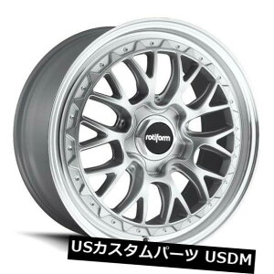 COAzC[ 19x8.5 / 10 Rotiform LSR R155 5x4.5 +45/40Vo[}Vi4Zbgj 19x8.5/10 Rotiform LSR R155 5x4.5 +45/40 Silver Machine Rims (Set of 4)