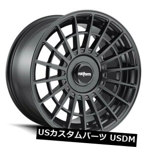 COAzC[ 19x8.5 ET35 Rotiform R142 Las-R 5x112 / 5x114.3}bgubNzC[i4Zbgj 19x8.5 ET35 Rotiform R142 Las-R 5x112/5x114.3 Matte Black Wheels (Set of 4)