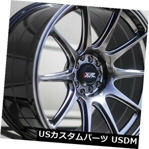 �C�O�A���z�C�[�� 19X8.75 +38 XXR 527 5x114.3�N�����u���b�N�z�C�[���i4�Z�b�g�j 19X8.75 +38 XXR 527 5x114.3 Chromium Black Wheels (Set of 4) �y���s�A���i�z