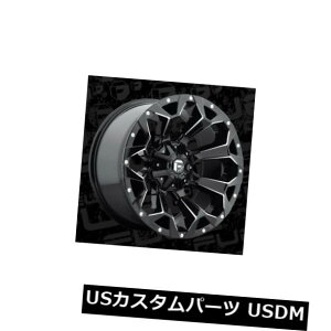 �C�O�A���z�C�[�� 20x10 ET-18 Fuel D576 Assault 5x139.7 / 5x150 Black Rims�i4�Z�b�g�j 20x10 ET-18 Fuel D576 Assault 5x139.7/5x150 Black Rims (Set of 4) �y���s�A���i�z