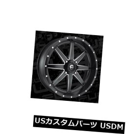 海外輸入ホイール 22x7 ET13 Fuel D538 Maverick 4x156ブラックミルドホイール（4個セット） 22x7 ET13 Fuel D538 Maverick 4x156 Black Milled Wheels (Set of 4)