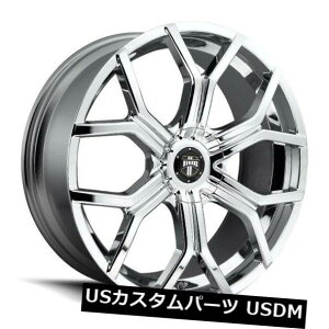 �C�O�A���z�C�[�� 24x9.5 ET30�_�uS207���C�����e�B6x135 / 6x139.7�N���[���z�C�[���i4�Z�b�g�j 24x9.5 ET30 Dub S207 Royalty 6x135/6x139.7 Chrome Wheels (Set of 4) �y���s�A���i�z