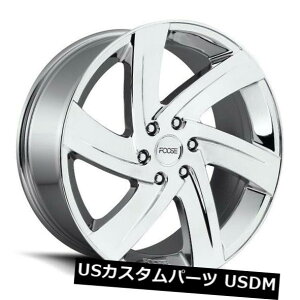 COAzC[ 22x9.5 FOOSE F166 6x5.5 ET25N[i4Zbgj 22x9.5 FOOSE F166 6x5.5 ET25 Chrome Rims (Set of 4)