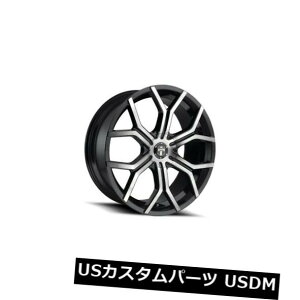 �C�O�A���z�C�[�� 24x9.5 ET30�_�uS209���C�����e�B6x135 / 6x139.7�u���b�N/�@�B���HDDT�z�C�[���i4�Z�b�g�j 24x9.5 ET30 Dub S209 Royalty 6x135/6x139.7 Black/Machined DDT Wheels (Set of 4) �y���s�A���i�z