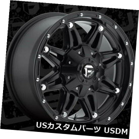 海外輸入ホイール 17x8.5 ET14 Fuel D531 Hostage 6x114.3 / 6x139。 7マットブラックリム（4個セット） 17x8.5 ET14 Fuel D531 Hostage 6x114.3/6x139.7 Matte Black Rims (Set of 4)