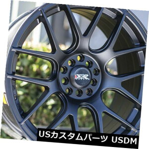 �C�O�A���z�C�[�� 18X8.75F / 18X9�B 75R +20/20 XXR 530 5x100 / 5x114.3�t���b�g�u���b�N�z�C�[���i4�Z�b�g�j 18X8.75F/18X9.75R +20/20 XXR 530 5x100/5x114.3 Flat Black Wheels (Set of 4) �y���s�A���i�z