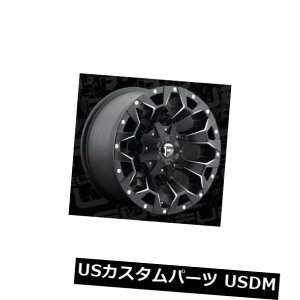 �C�O�A���z�C�[�� 17x9 ET-12 Fuel D546 Assault 5x139.7 / 5x150 Black Milled Wheels�i4�Z�b�g�j 17x9 ET-12 Fuel D546 Assault 5x139.7/5x150 Black Milled Wheels (Set of 4) �y���s�A���i�z