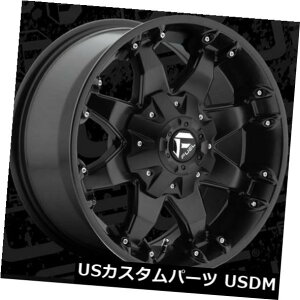 �C�O�A���z�C�[�� 17x8.5 ET-5 Fuel D509 Octane 6x135 / 6x139.7 Matte Black Rims�i4�Z�b�g�j 17x8.5 ET-5 Fuel D509 Octane 6x135/6x139.7 Matte Black Rims (Set of 4) �y���s�A���i�z