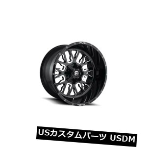 COAzC[ 17x9 ET1 Fuel D611 Stroke 5x139.7 / 5x150 Black Milled Wheelsi4Zbgj 17x9 ET1 Fuel D611 Stroke 5x139.7/5x150 Black Milled Wheels (Set of 4)