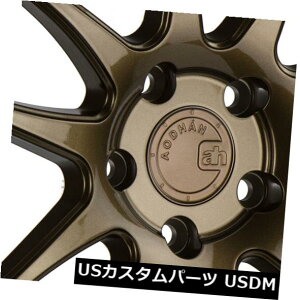 COAzC[ 18x8.5F / 18x9.5 R | + 35F / 30R Aodhan DS02 5x114.3uYi4Zbgj 18x8.5F/18x9.5R|+35F/30R Aodhan DS02 5x114.3 Bronze Rims (Set of 4)