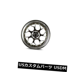 COAzC[ 19x10.5 +25 Aodhan DS01 5x120oL[Nw /S[hxbgzC[i4Zbgj 19x10.5 +25 Aodhan DS01 5x120 Vacuum Chrome w/Gold Rivets Wheels (Set of 4)