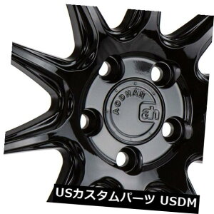 COAzC[ 18x8.5F / 18x9.5 R | + 35F / 30R Aodhan DS07 5x114.3OXubNzC[i4Zbgj 18x8.5F/18x9.5R|+35F/30R Aodhan DS07 5x114.3 Gloss BlackWheels (Set of 4)