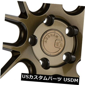 COAzC[ 18x8.5F / 18x9.5 R | + 35F / 30R Aodhan DS06 5x114.3uYi4Zbgj 18x8.5F/18x9.5R|+35F/30R Aodhan DS06 5x114.3 Bronze Rims (Set of 4)
