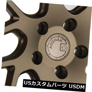 COAzC[ 18x8 F / 18x9 R Aodhan Rims LS008 5x120 + 35F / 30RuYi4Zbgj 18x8 F / 18x9 R Aodhan Rims LS008 5x120 +35F/30R Bronze (Set of 4)